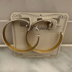 Brighton Silver Hoop Earrings
